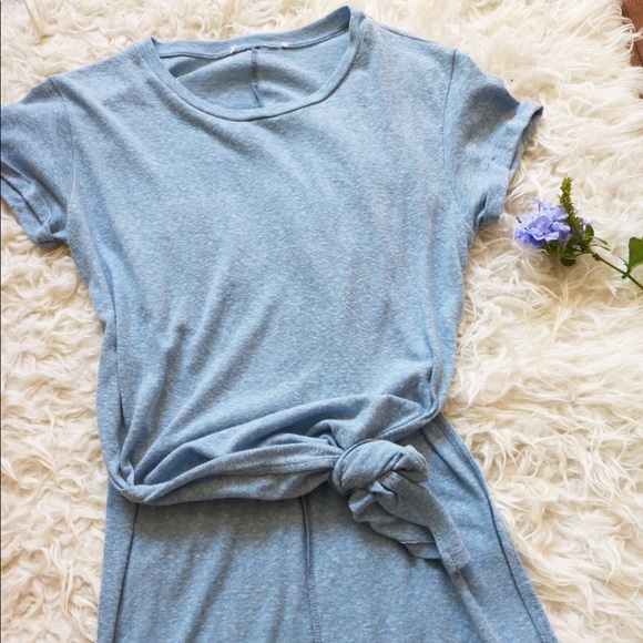 Blue Slitted Top - Picture 3 of 3